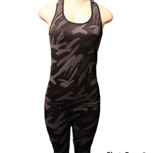 Gray/Black Exercise Suit